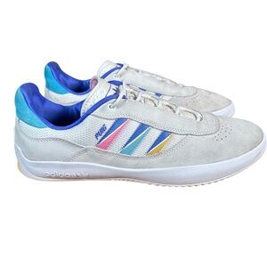 ADIDAS Puig in Cloud White Suede Multi
